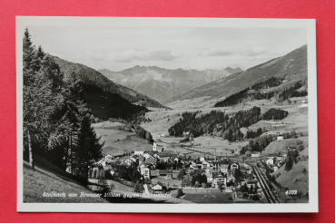 AK Steinach am Brenner / 1930-1950 / gegen Karwendel / Gleise / Schienen / Strassen / Tirol